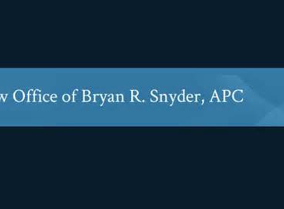 Law Office of Bryan R. Snyder, APC - San Diego, CA