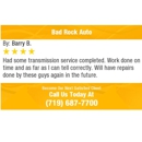 Bad Rock Auto - Auto Repair & Service