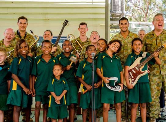 Cook Shire Council - Mount Molloy, QLD. 1st Battalion Royal Australian Regiment army big band with friends