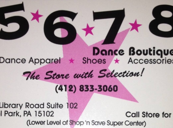Borelli's Dance Gallery - Bethel Park, PA. Dance Boutique on site