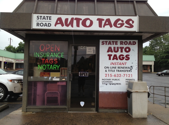 State Road Auto Tags - Philadelphia, PA