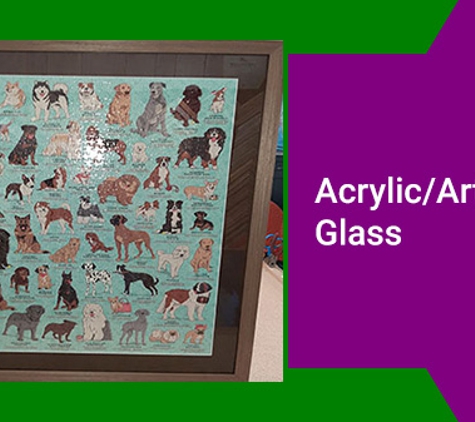 Work Of Art Picture Framing - Manning, WA. Acrylic/Art Glass