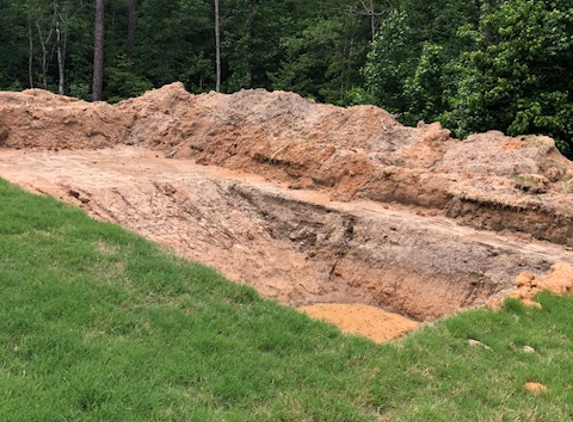 Georgia-Lina Pools and Landscaping - Augusta, GA. After nearly 12-weeks we only have a hole in our backyard.