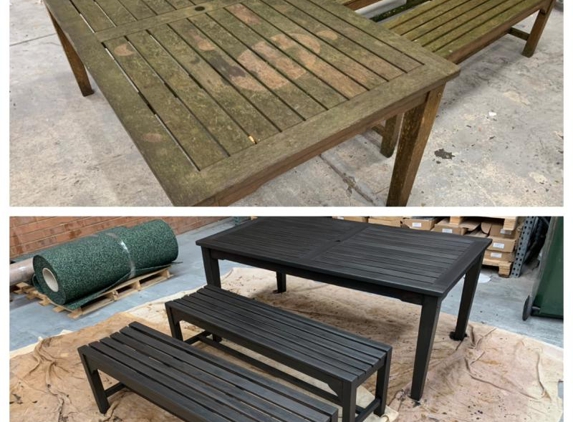 Sydney Staining Services - Castle Hill, NSW. Teak Outdoor Furniture Restoration by Sydney Staining Services