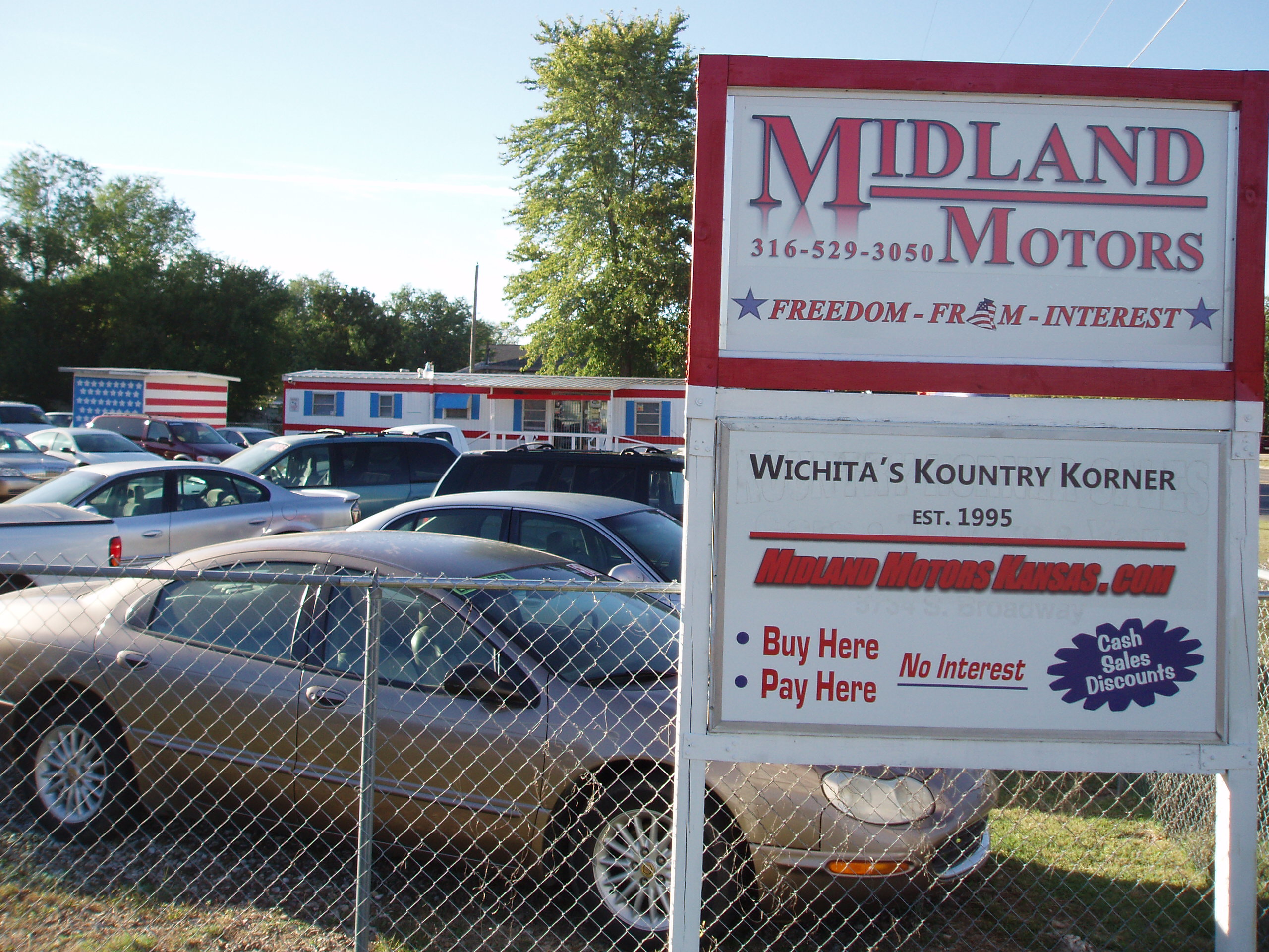 Midland Motors Llc On Wichitas Kountry Korner 108 E 31st St S Suite A Wichita Ks 67216 - Ypcom