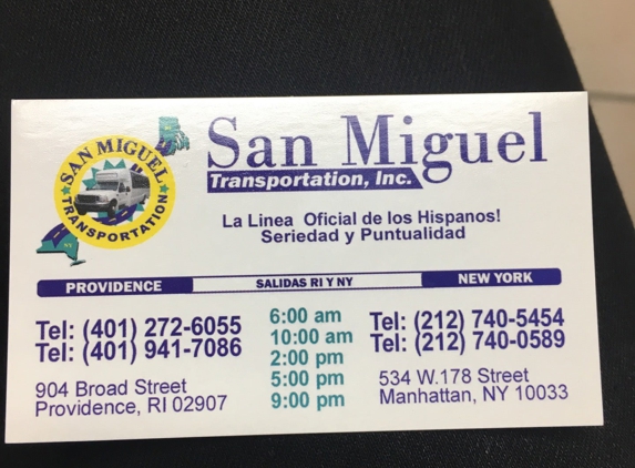 San Miguel Transportation Inc - New York, NY