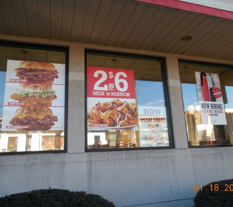 Arby's - Hickory Hills, IL. Some window advertising.