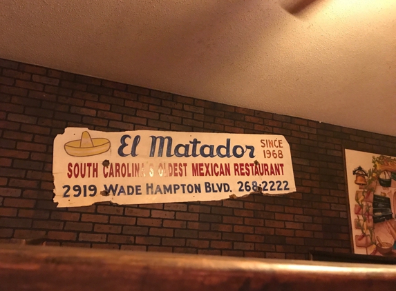 El Matador Restaurant - Taylors, SC