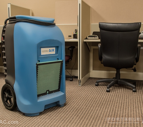 Portable Air LLC - Cocoa, FL. Dehumidifiers and mold remediation units.