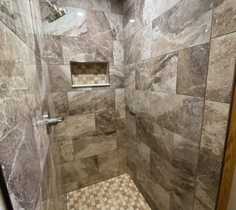 Bravo Tile - Palm Bay, FL. Love this shower work!