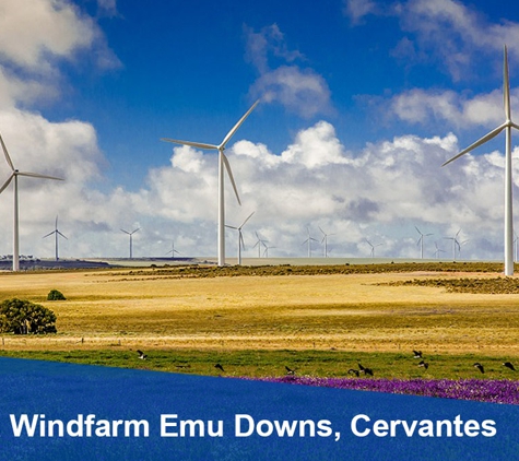 Crothers Construction Pty Ltd. This Project Involved The Civil Construction Elements For 54 Wind Turbine Towers & Involved All Foundation Works