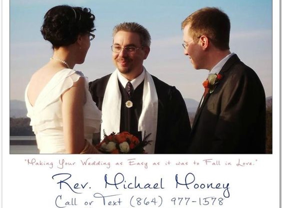 Wedding Officiant Greenville Sc Rev. M. Mooney - Greenville, SC