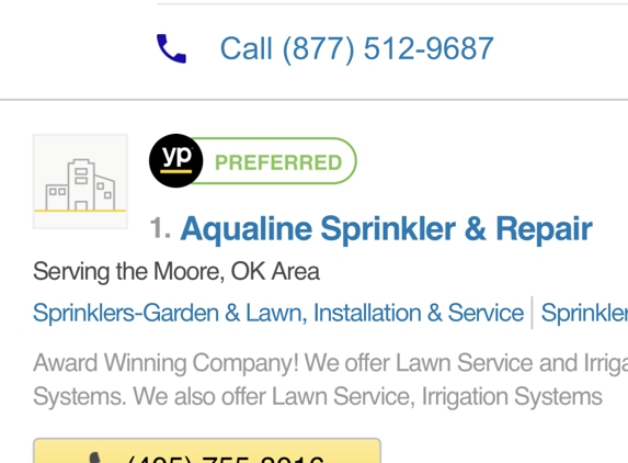 Aqualine Sprinkler & Repair