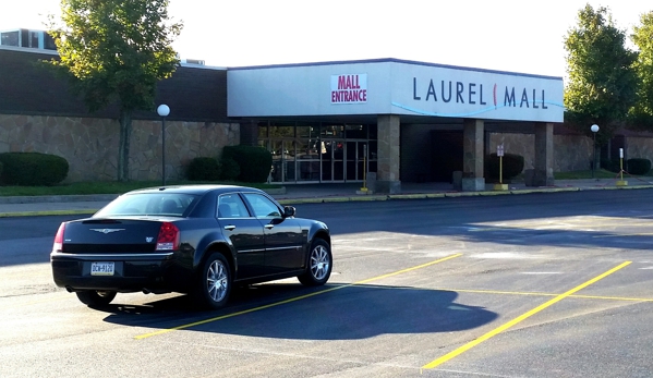 Laurel Mall Flea Market - Connellsville, PA. Newly paved lot at Laurel Mall