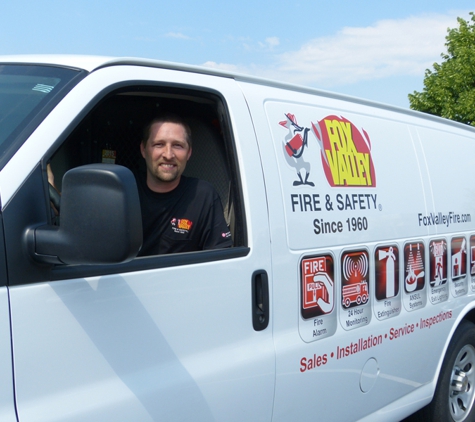 Fox Valley Fire & Safety Co.. Fox Valley Fire & Safety Co.'s fire alarm service vehicle  on route to Northbrook, IL