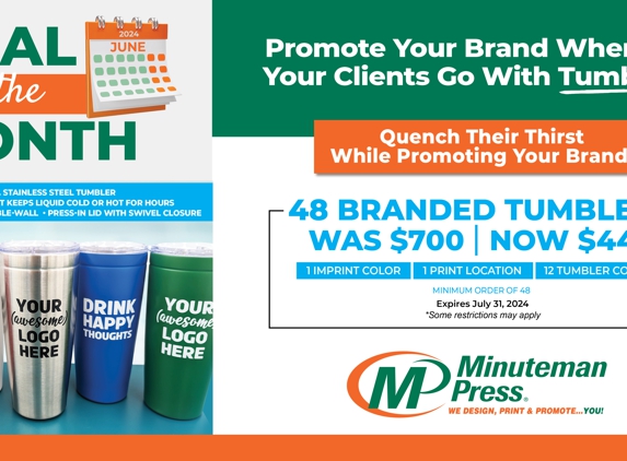 Minuteman Press - Brighton, CO. Deal of the Month