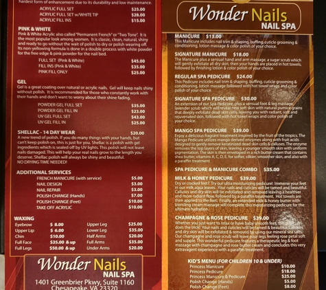 Wonder Nails - Chesapeake, VA