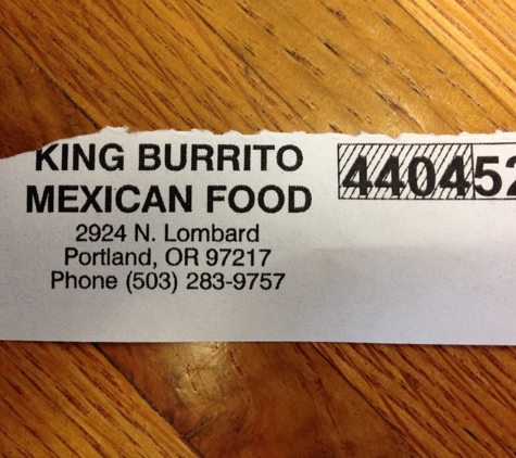 King Burrito Mexican Food - Portland, OR