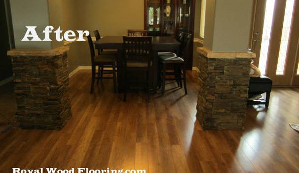 Royal Wood Flooring - Phoenix, AZ. After laminate floor installation