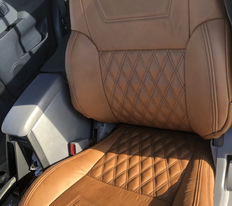 A & E Upholstery. Toyota 4Runner seats made in leather