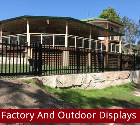 Andersons Fencing & Gates Pty Ltd - Warnervale, NSW. Factory And Outdoor Displays