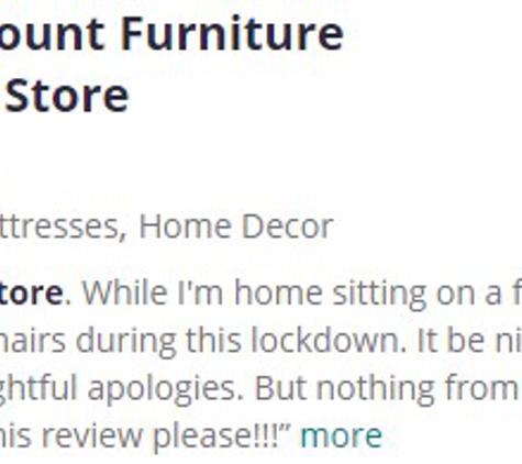 Bob's Discount Furniture - Manchester, CT. Poor Reviews on Yelp!