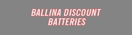 Ballina Discount Batteries - Motor Engineers, Mechanics & Repairers