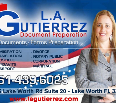 La Gutierrez Inc - Greenacres, FL