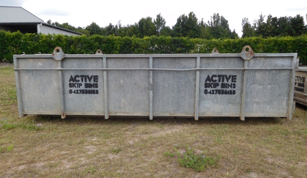 Active Skip Bins - Sharon, QLD. Our 6m3 skip is 3.6m long x 1.8 w x 900 high.