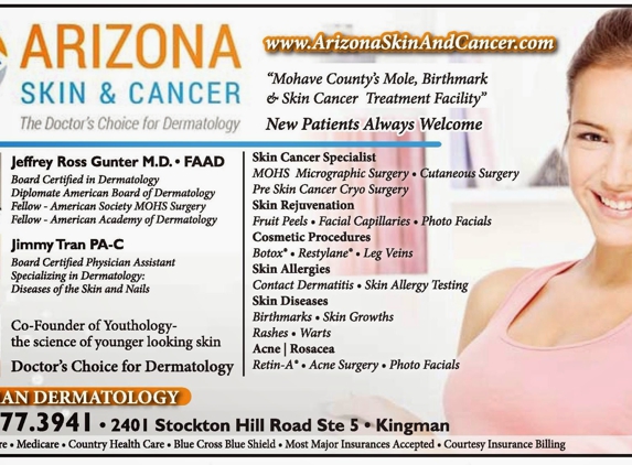 Arizona Skin And Cancer - Kingman Dermatology - Kingman, AZ