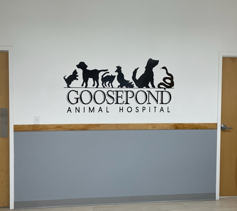 The Sign Guys - Washingtonville, NY. Goosepond Animal Hospital Wall Logo and Lettering. Monroe, NY