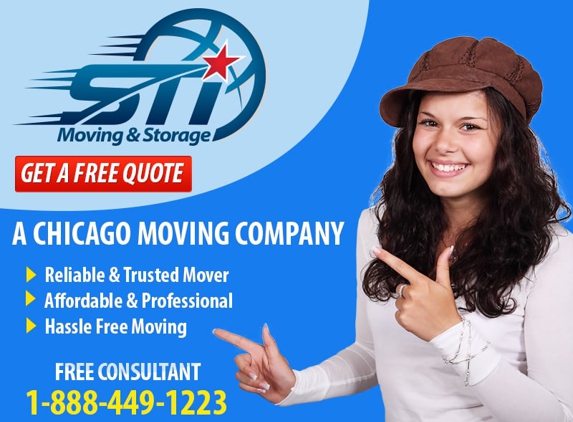 STI MOVING & STORAGE INC - Skokie, IL