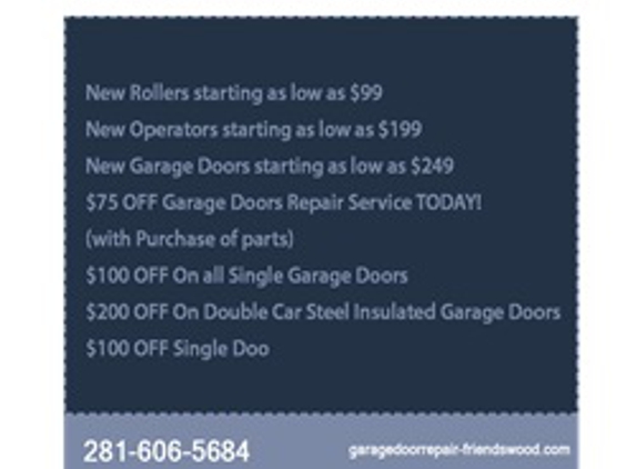 Garage Door Repair Friendswood - Friendswood, TX