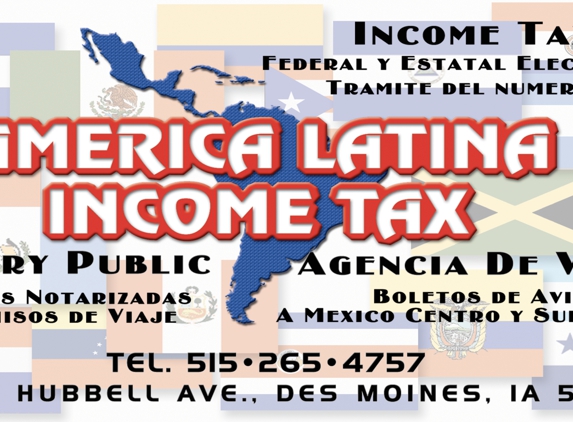 America Latina Income Tax - Des Moines, IA