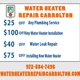 Water Heater Repair Carrolton TX