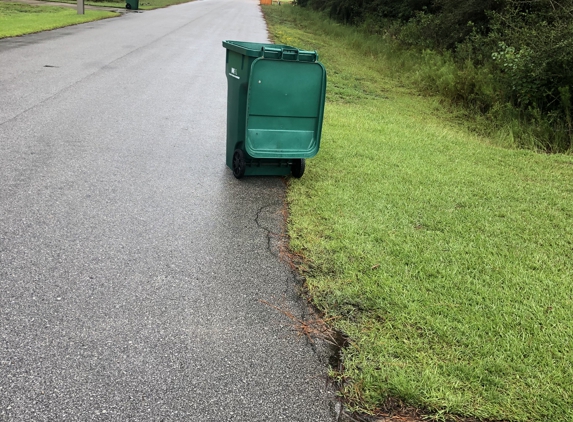 Waste Pro USA Inc - Milton, FL. Just leave the can anywhere pal.