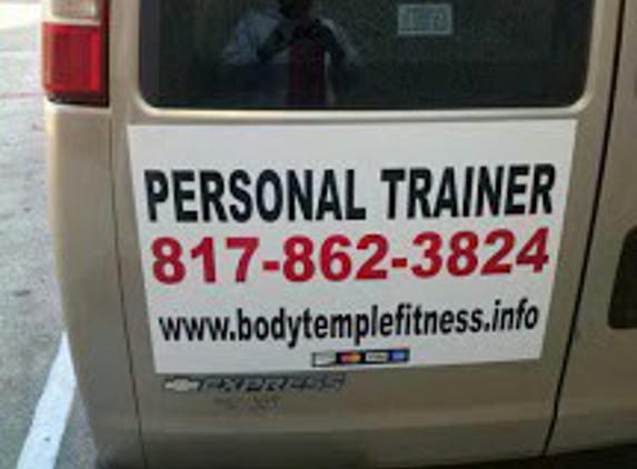 Body Temple Fitness - Arlington, TX. we offer Mobile Training to anyone in the DFW.