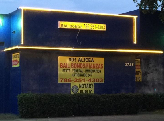 001 Alicea Bail Bonds Inc - Doral, FL