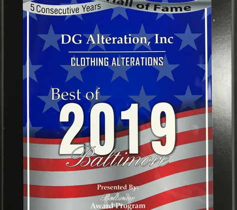 DG Alteration, Inc. - Baltimore, MD