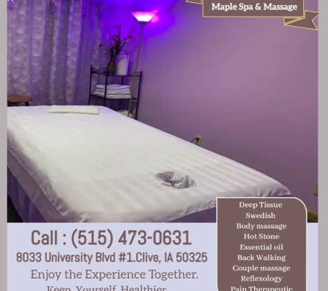 Maple Spa & Massage - Clive, IA