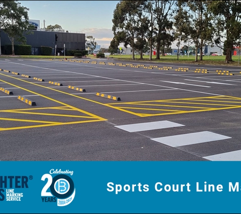 Brighter Lines - Delacombe, VIC. Sports Court Line Marking