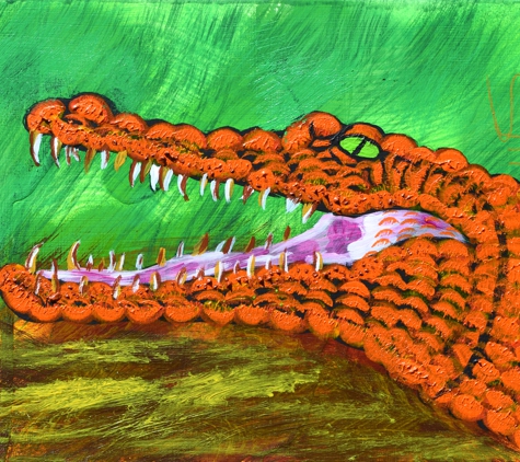 William Tucker Art - New Orleans, LA. Orange Gator