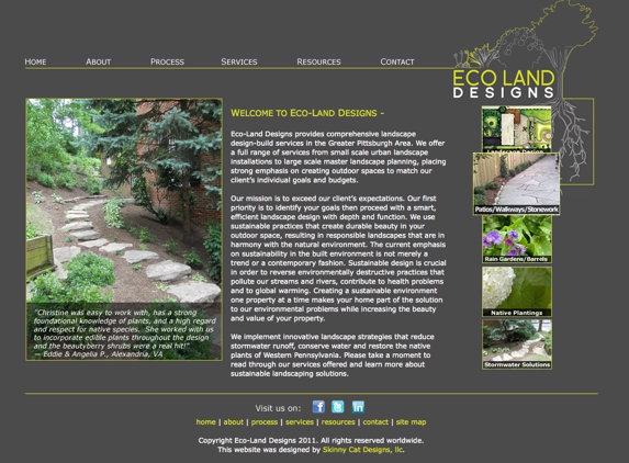 Eco-Land Designs - Sewickley, PA. https://bit.ly/2EHFyQi Eco-Land Designs provides complete landscape design & build services to the greater Pittsburgh area