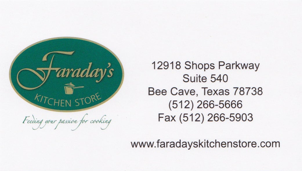 Faraday s Kitchen Store Austin TX 78738