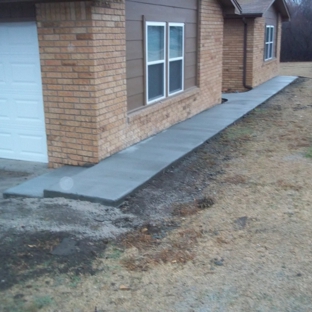 Christian Contractors, LLC - Wilson, OK. Sidewalk with steps