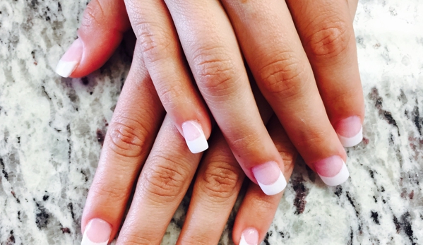 V Nail Spa - Hurst, TX. Nex-gen dip pink & white powder.