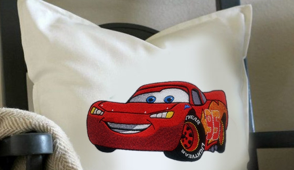 DigitEMB - Richmond Hill, NY. Electric-Cars-Lightning-McQueen-Machine-Embroidery-Design