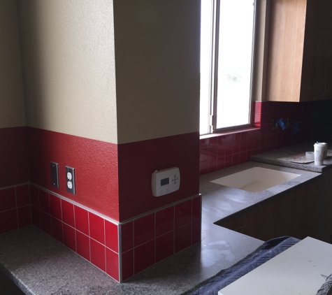 Specialized Tile & Stone Co - Modesto, CA. Fire station kitchen