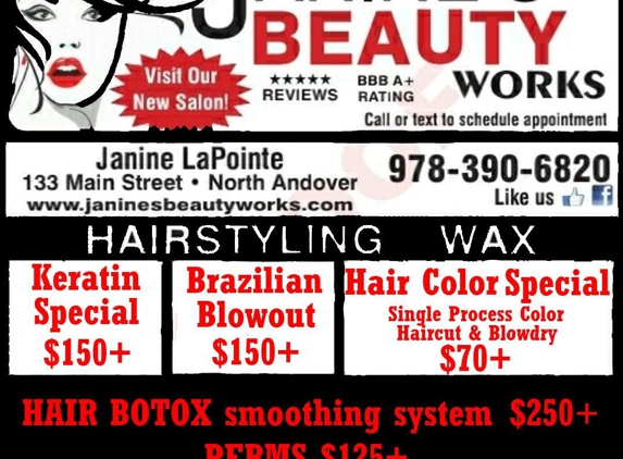 Janine's Beauty Works - North Andover, MA