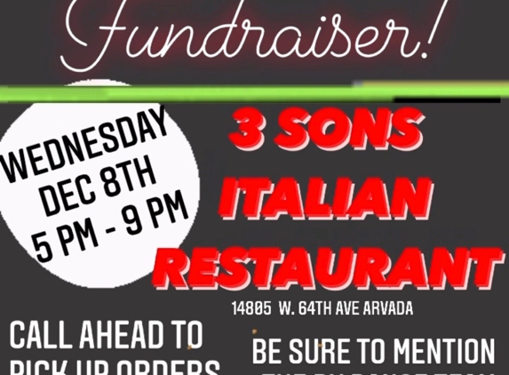 3 Sons Italian Restaurant & Bar - Arvada, CO
